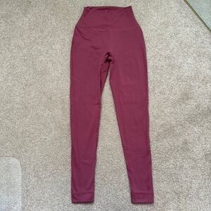 SET ACTIVE Mauve Pink Seamless Workout Gym Leggings Size XS Like New